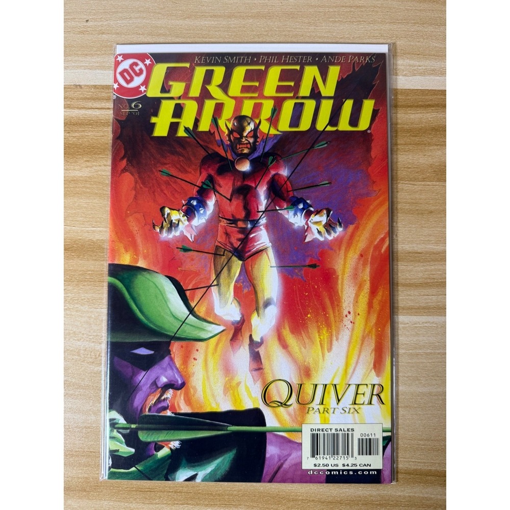 DC Green Arrow Comic Book No. 6 Sept 01 Kevin Smith‎ Phil Hester Quiver Part Six